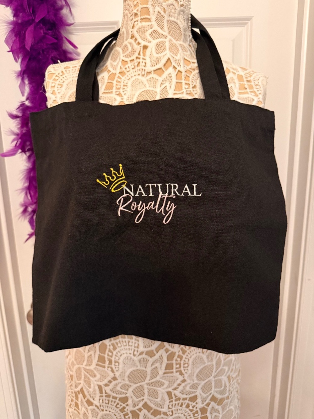Natural Royalty Carry All Tote